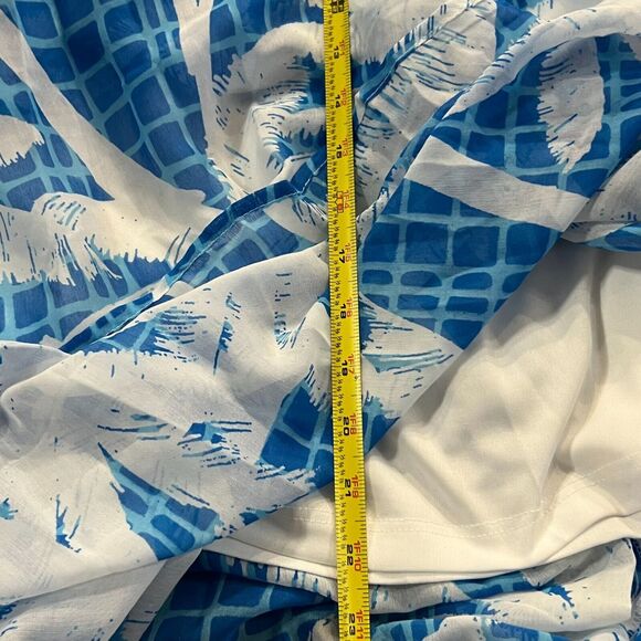 Maxi Skirt in Blue and White Floral Women's Medium NWT - Picture 6 of 6